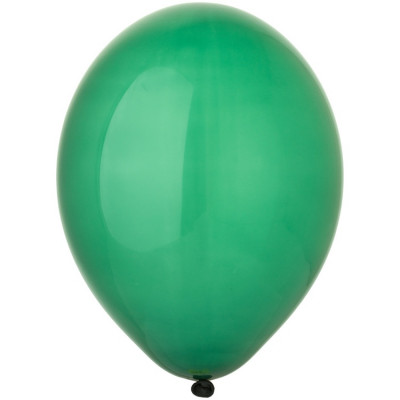 Воздушные шары Зеленые кристалл (прозрачные), латексные, с гелием, 1 шт