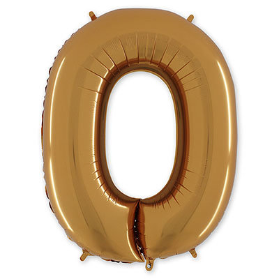 Буква О, фольгированный шар с гелием, фигура  