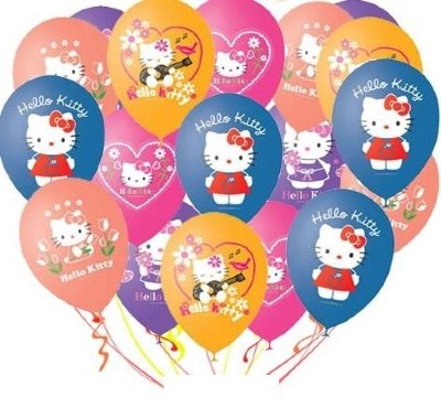 Hello Kitty (Хелло Китти) шар латексный с цветным рисунком 14" (35 см)#1