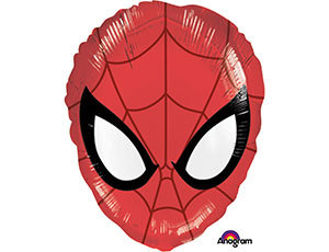 Человек-паук голова, шар фольгированный ,фигура