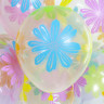 Воздушный шар латексный Яркие цветы, Хрустальное ассорти, кристалл, 35см