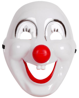 Маска карнавальная Клоун-красный нос