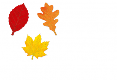 Баннер - комплект Осенние листья, 10 шт