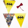 Гирлянда-флажки Бэтмен, 240 см