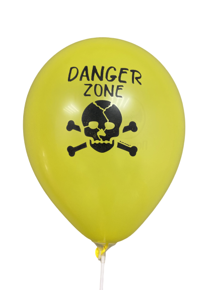Шары с приколами Danger Zone/Погудим?, воздушные в гелием, 30 см №63
