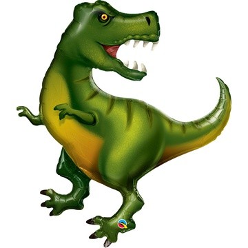 Шар фольгированный, Динозавр Тираннозавр, 107см, с гелием