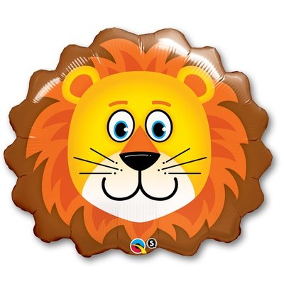 Львенок голова, фольгированный шар с гелием, фигура (Америка)