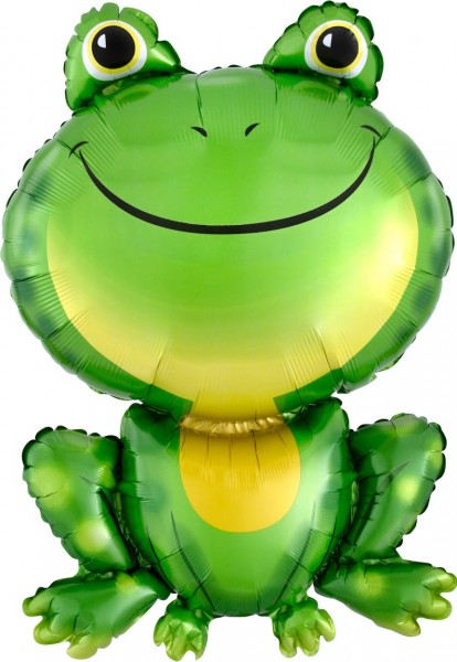 Лягушка, фольгированный шар с гелием, фигура