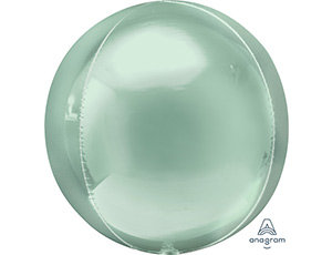 Сфера Мятная, фольгированный шар с гелием 16" (41 см)   )
