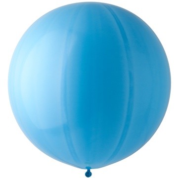Шар латексный (шар-гигант) БЕЗ ГЕЛИЯ, 27 дюймов (68см), пастель, светло-голубой
