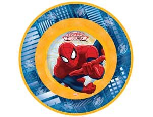 Тарелка бумажная Человек-паук 17 см