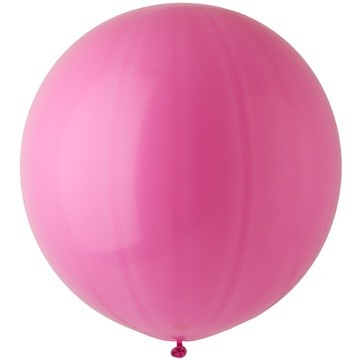 Шар латексный (шар-гигант) БЕЗ ГЕЛИЯ, 27 дюймов (68см), пастель, розовый