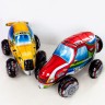 Ходячий шар Джип ралли-рейд красный, фигура, 109 см