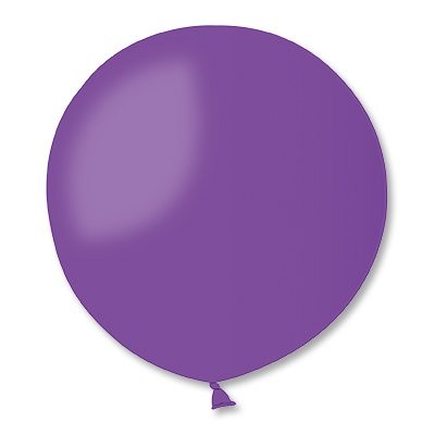 Шар латексный (шар-гигант) БЕЗ ГЕЛИЯ, 27 дюймов (68см), пастель, фиолетовый
