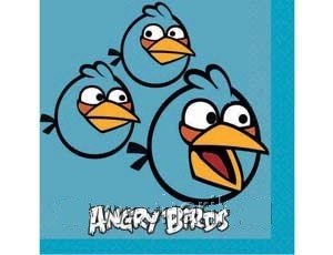 Салфетка Angry Birds 25см 16шт/уп