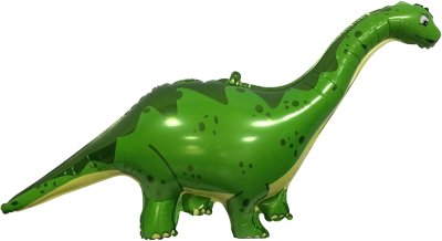 Динозавр диплодок, шар из фольги с гелием, фигура