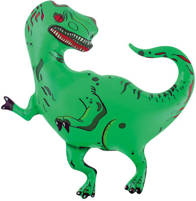 Динозавр Тираннозавр, фольгированный шар с гелием, фигура