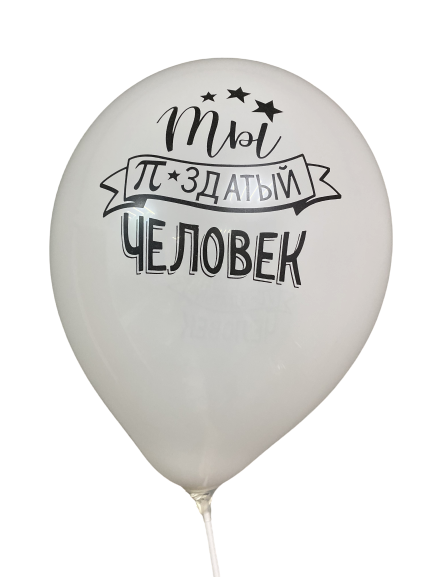 Шары с приколами Ты п*здатый человек, воздушные в гелием, 30 см №53