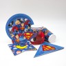 Гирлянда флажки Супермен, бумажные, 240 см