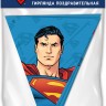 Гирлянда флажки Супермен, бумажные, 240 см