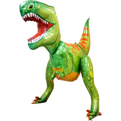 Ростовой ходячий шар  Динозавр зеленый большой, фигура, 152 см