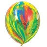 Шары воздушные Мраморные разноцветные, латексные, 30 см
