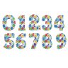 ШАРИКИ Фольгированные цифры в шариках