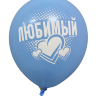 Шары с приколами Любимый/Единственный (голубой), воздушные в гелием, 30 см №6