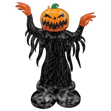 Фигура стоячая, фигура HWN Демон Тыква голова на хеллоуин, 134см, с воздухом