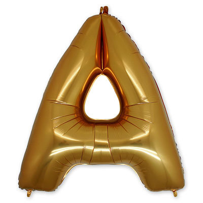 Буква А, фольгированный шар с гелием, фигура