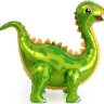 Динозавр Стегозавр зеленый, надувной ходячий шар игрушка, 99 см  