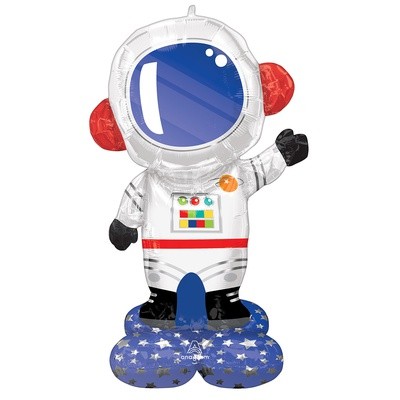 Фольгированный шар Космонавт, ростовая напольная фигура, 124 см
