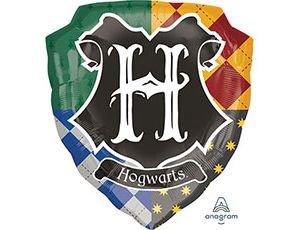Герб Хогвартса Гарри Поттер, фольгированный шар с гелием, фигура 68х63 см