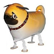 Собака Мопс ходячий шар (ходячка)