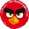 Шар Angry birds Красный, фольгированный с гелием, 46 см
