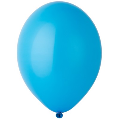 Воздушные шары Голубые яркие, 35 см, латексные, с гелием, под потолок