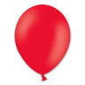 Воздушные шары с гелием Красные, пастель матовые, латексные 35 см   