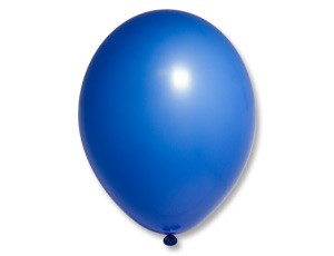 Воздушные шары с гелием светло-синие (Mid Blue), пастель, 35 см