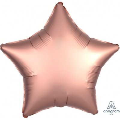 Звезда розовое золото 45 см
