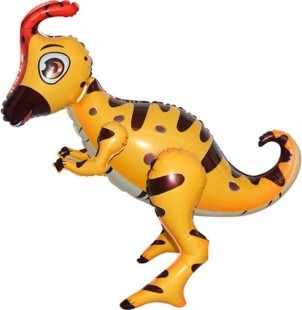 Динозавр Гадрозавр светло-коричневый, ходячий шар, 66 см  