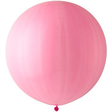 Шар латексный (шар-гигант) БЕЗ ГЕЛИЯ, 27 дюймов (68см), пастель, светло-розовый