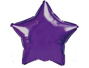 Звезда темно-фиолетовая 45 см