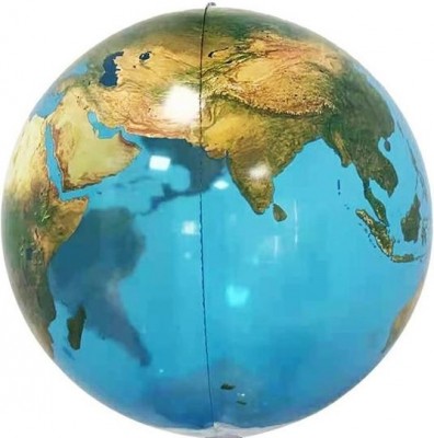 Планета Земля Глобус, шар с гелием, сфера 50 см