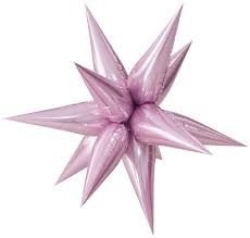 Звезда составная розовая