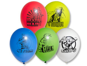 Мстители, воздушные шары с гелием, латексные 30 см