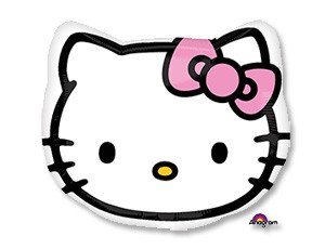 Хэлло Китти (Hello Kitty) голова фольгированный шар фигура