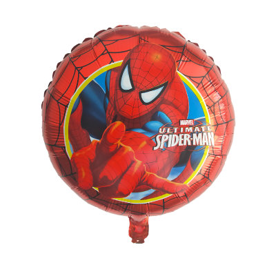 Человек-паук, фольгированный шар с гелием, круг 45 см  