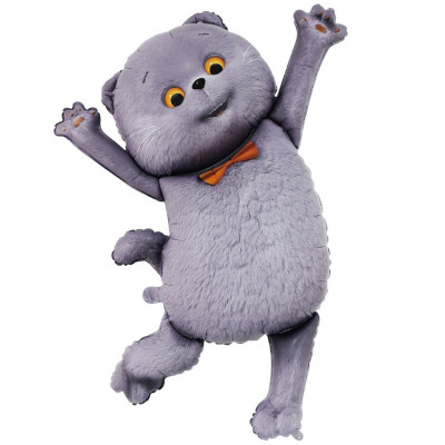 Кот Басик, фольгированный шар фигура