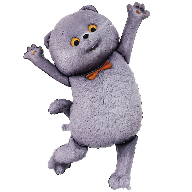 Кот Басик, фольгированный шар фигура