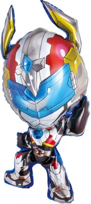Робот Мегамен ,фольгированный шар, фигура, с гелием, 117 см